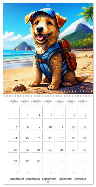 Produktbild: Cute pets discover the world (Wall Calendar 2026 12 &times; 12 Inch) CALVENDO 12 Month Wall Calendar