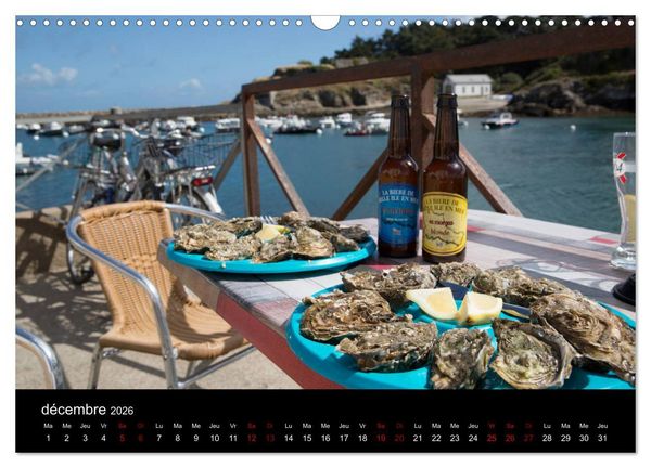 Produktbild: Belle-&Icirc;le, la belle (Calendrier mural 2026 DIN A3 vertical), CALVENDO calendrier mensuel