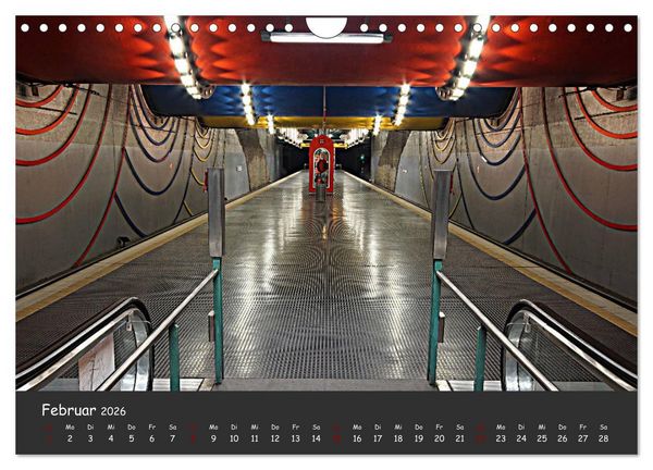 Produktbild: U-Bahn-Stationen des Westens (Wandkalender 2026 DIN A4 quer), CALVENDO Monatskalender