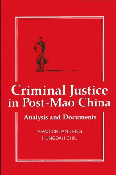 Produktbild: Criminal Justice in Post-Mao China