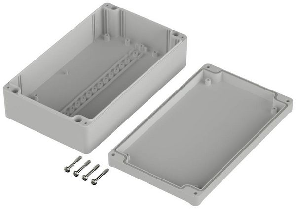 Produktbild: Bopla EUROMAS EM 214 F-LP 62214400 Outdoor-Geh&auml;use 200 x 120 x 57 Polycarbonat Hellgrau 1 St.