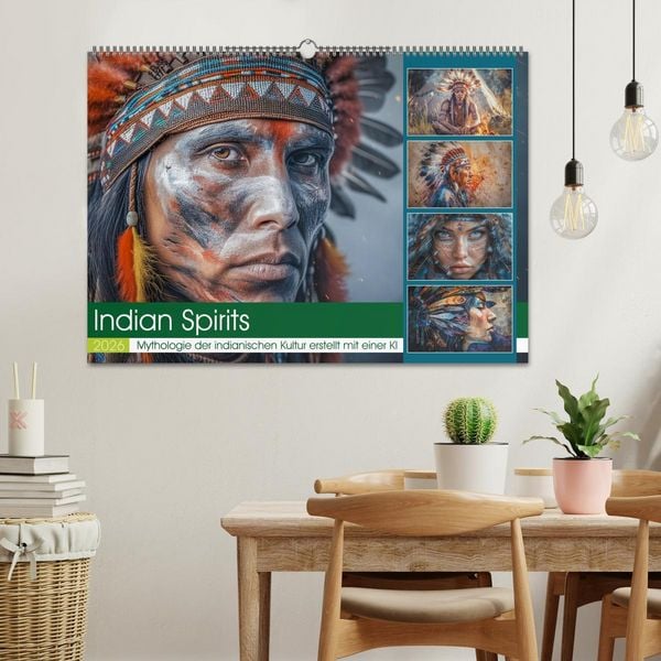 Produktbild: Indian Spirits (Wandkalender 2026 DIN A2 quer), CALVENDO Monatskalender
