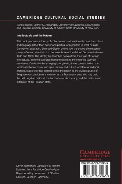 Produktbild: Intellectuals and the German Nation