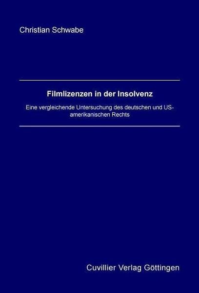 Produktbild: Filmlizenzen in der Insolvenz
