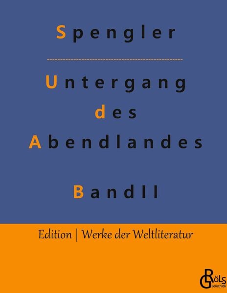 Produktbild: Der Untergang des Abendlandes - zweiter Band
