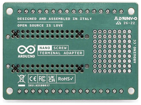 Produktbild: Arduino ASX00037 Adapter Nano Screw Terminal Adapter Nano