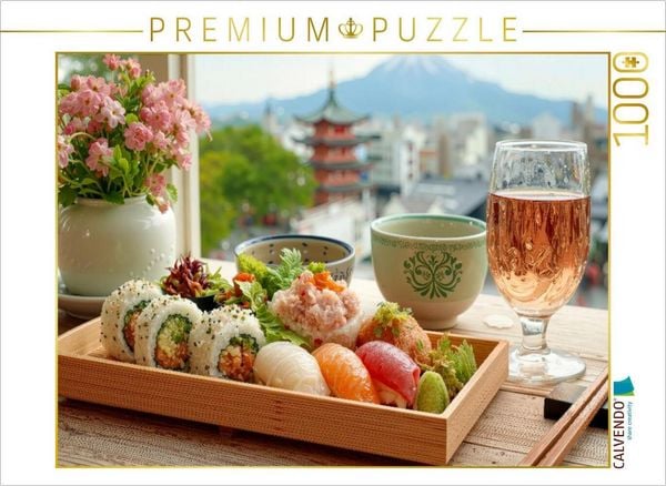 Produktbild: CALVENDO Puzzle Sushi - Genuss ohnegleichen | 1000 Teile Lege-Gr&ouml;&szlig;e 64x48cm Foto-Puzzle f&uuml;r gl&uuml;ckliche Stunden
