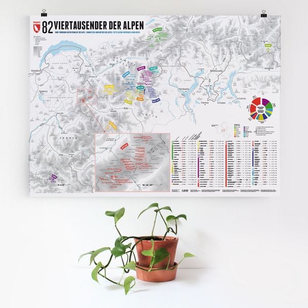 Produktbild: 82 Viertausender der Alpen
