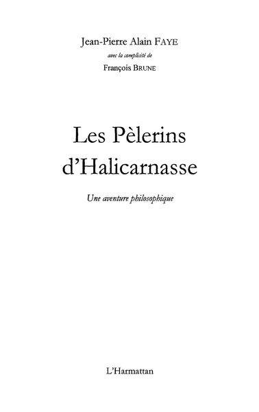 Produktbild: Pelerins d'Halicarnasse Les