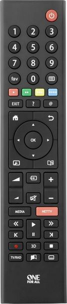Produktbild: One For All URC 1915 Grundig Fernbedienung Schwarz