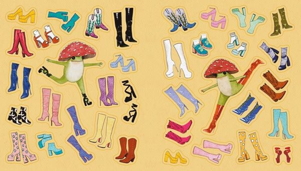 Produktbild: The Little Frog Sticker Book