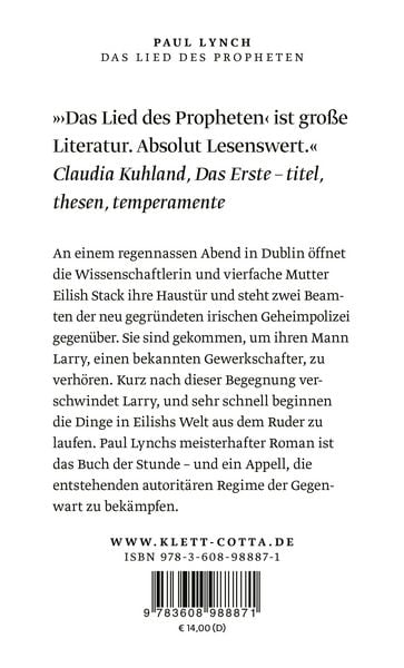 Produktbild: Das Lied des Propheten