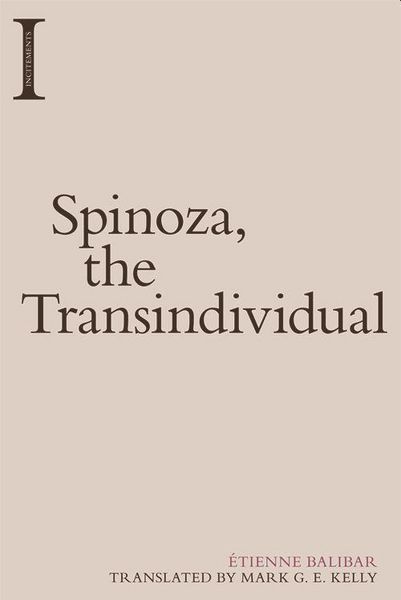 Produktbild: Spinoza, the Transindividual