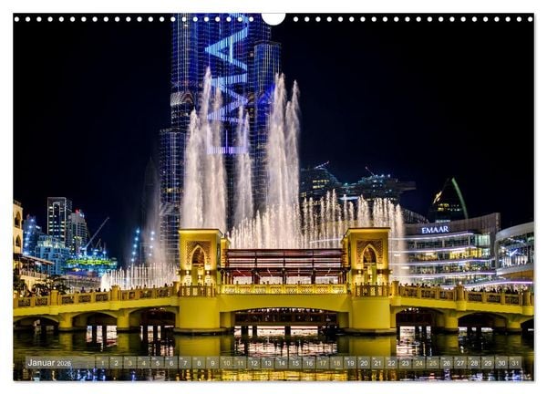 Produktbild: Dubai - zwischen Traum und Wirklichkeit (Wandkalender 2026 DIN A3 quer), CALVENDO Monatskalender