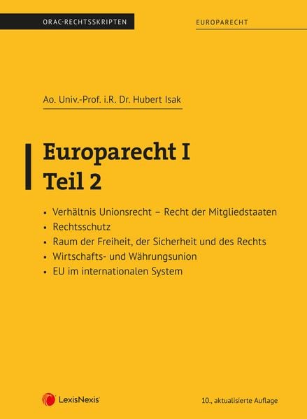 Produktbild: Europarecht I &ndash; Teil 2