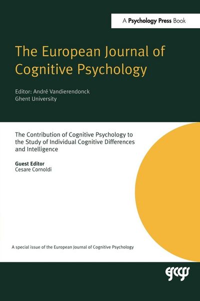 Produktbild: The Contribution of Cognitive Psychology to the Study of Individual Cognitive Differences and Intelligence