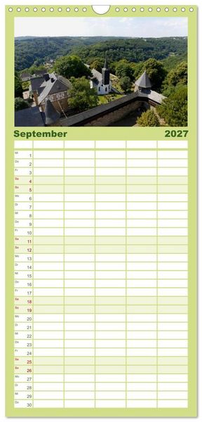 Produktbild: Familienplaner 2027 - Solinger Bilderbogen 2027 mit 5 Spalten (Wandkalender, 21 x 45 cm) CALVENDO