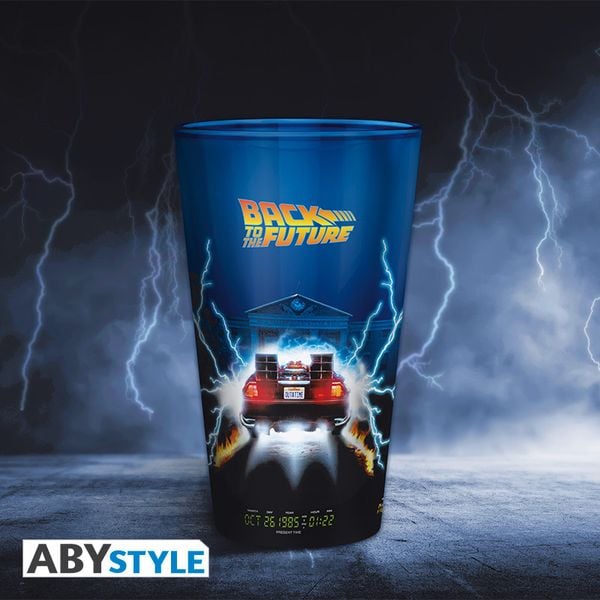 ABYstyle Back to the future DeLorean XL Glas online bestellen | Thalia