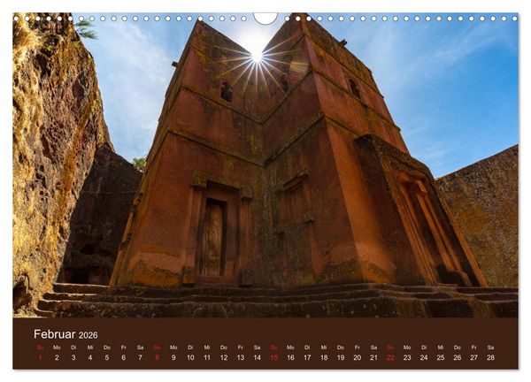 Produktbild: &Auml;thiopien Landschaften der Gegens&auml;tze (Wandkalender 2026 DIN A3 quer), CALVENDO Monatskalender