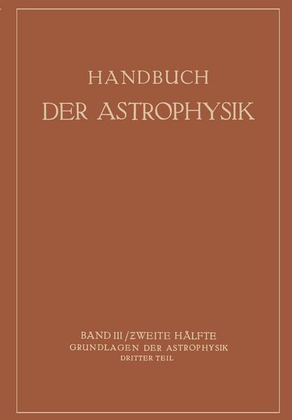 Produktbild: Handbuch der Astrophysik