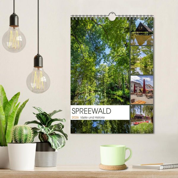 Produktbild: SPREEWALD Idylle und Historie (Wandkalender 2026 DIN A4 hoch), CALVENDO Monatskalender