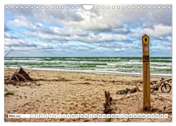 Produktbild: Dar&szlig;er Weststrand - Fischland Dar&szlig; Zingst (Wandkalender 2026 DIN A4 quer), CALVENDO Monatskalender
