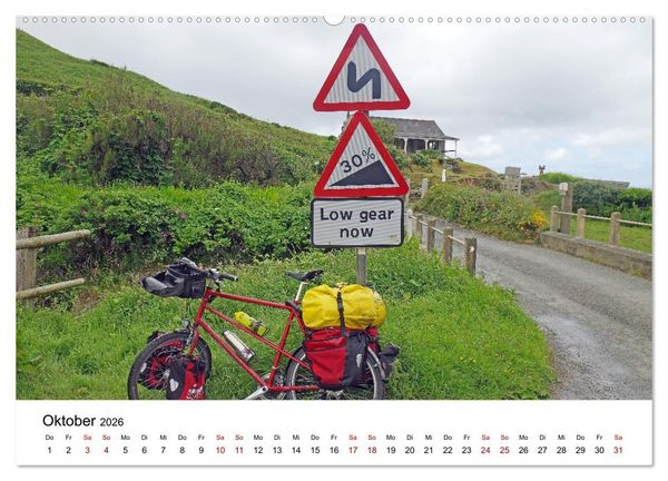 Produktbild: Cornwall und Wales (Wandkalender 2026 DIN A2 quer), CALVENDO Monatskalender