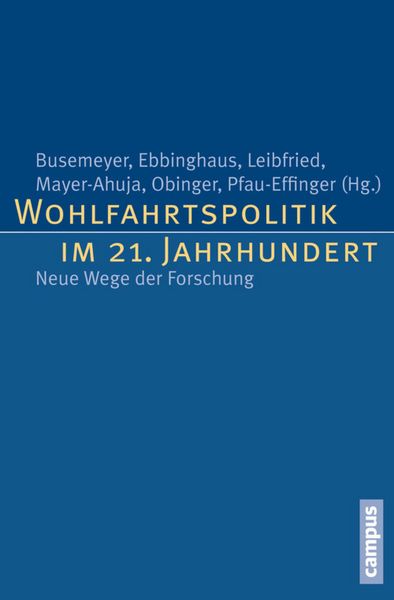 Produktbild: Wohlfahrtspolitik im 21. Jahrhundert