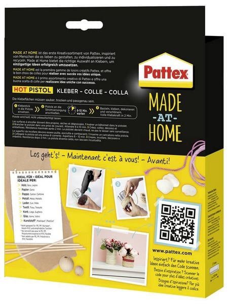 Produktbild: Pattex Hot Pistol, Hei&szlig;klebepistole, 1 Pistole + 6 Sticks, 9H PMHHP