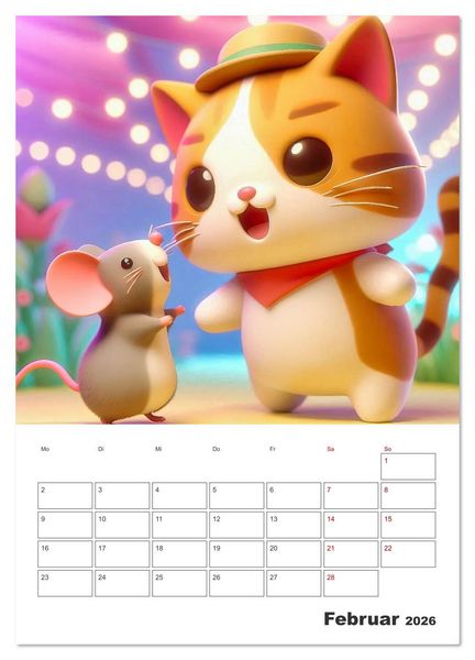 Produktbild: Kunterbunte Kindertr&auml;ume (Wandkalender 2026 DIN A4 hoch), CALVENDO Monatskalender