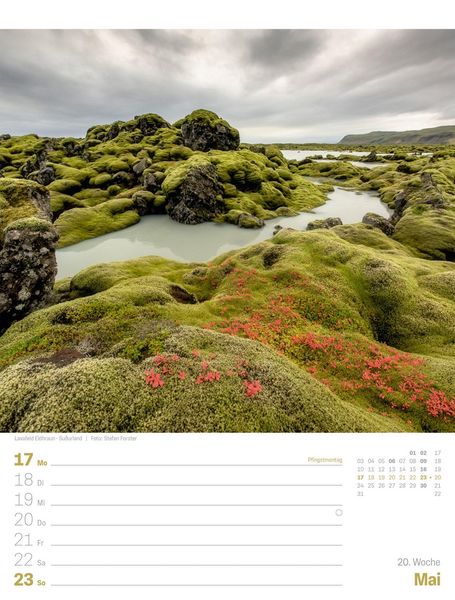 Produktbild: Island Wochenplaner Kalender 2027 | Die Insel aus Feuer und Eis