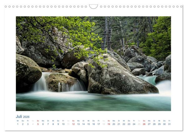 Produktbild: Korsika 2026 (Wandkalender 2026 DIN A3 quer), CALVENDO Monatskalender