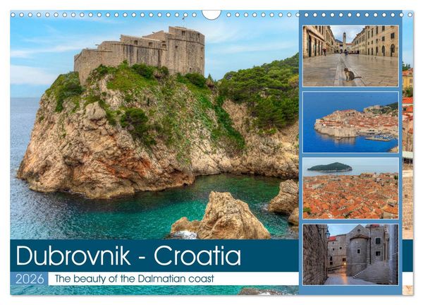 Produktbild: Dubrovnik - Croatia The beauty of the Dalmatian coast (Wall Calendar 2026 DIN A3 landscape), CALVENDO 12 Month Wall Calendar