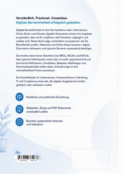 Produktbild: Barrierefreie Webseiten, Online-Shops und digitale Dokumente