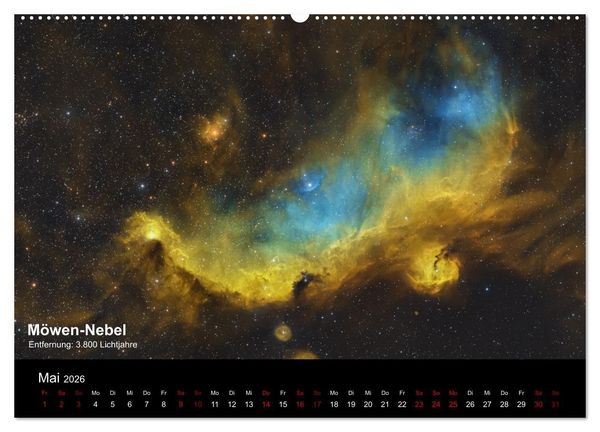 Produktbild: Juwelen des Nachthimmels (hochwertiger Premium Wandkalender 2026 DIN A2 quer), Kunstdruck in Hochglanz