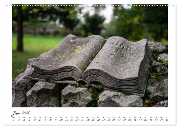 Produktbild: Alter Friedhof Freiburg (Wandkalender 2026 DIN A2 quer), CALVENDO Monatskalender