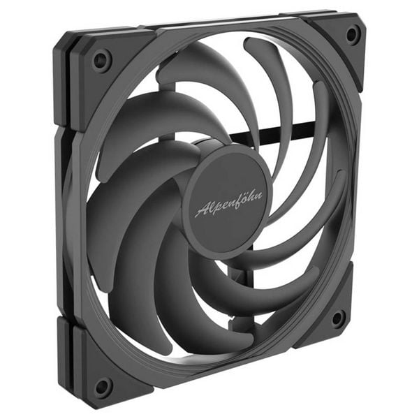Produktbild: Alpenf&ouml;hn 120 Jetstream Slim PC-Geh&auml;use-L&uuml;fter Schwarz (B x H x T) 120 x 120 x 16 mm