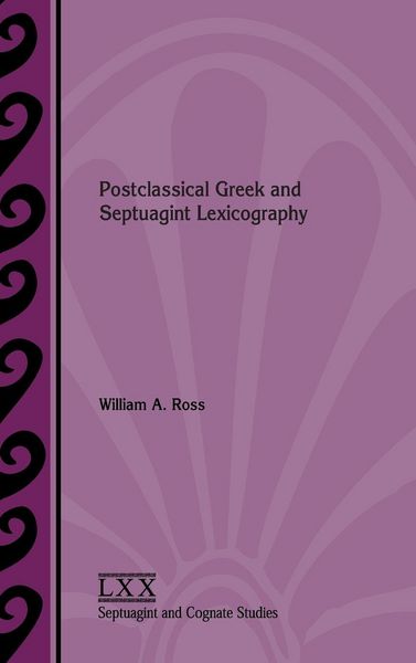Produktbild: Postclassical Greek and Septuagint Lexicography