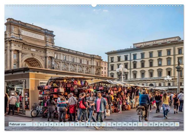 Produktbild: Florenz - Sch&ouml;nheit in der Toskana (hochwertiger Premium Wandkalender 2026 DIN A2 quer), Kunstdruck in Hochglanz