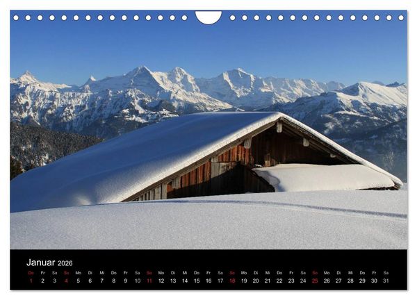 Produktbild: Berner Oberland (Wandkalender 2026 DIN A4 quer), CALVENDO Monatskalender