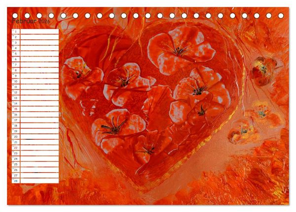 Produktbild: Faszination Malerei - Planer (Tischkalender 2026 DIN A5 quer), CALVENDO Monatskalender