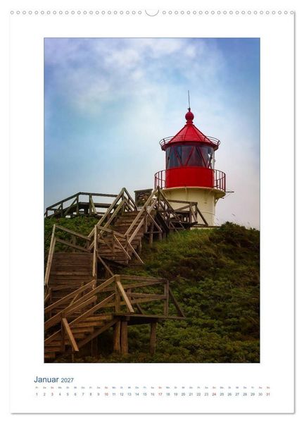 Produktbild: Insel Amrum - Friesische Impressionen (hochwertiger Premium Wandkalender 2027 DIN A2 hoch), Kunstdruck in Hochglanz