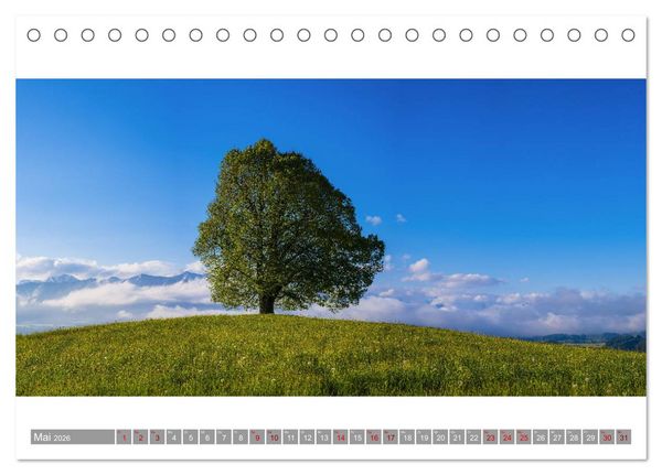 Produktbild: Oberallg&auml;u Panorama (Tischkalender 2026 DIN A5 quer), CALVENDO Monatskalender