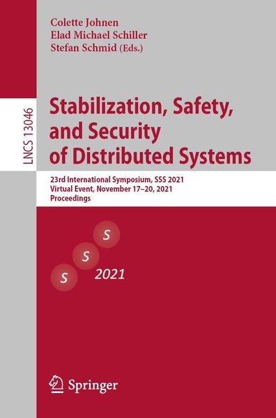 Produktbild: Stabilization, Safety, and Security of Distributed Systems