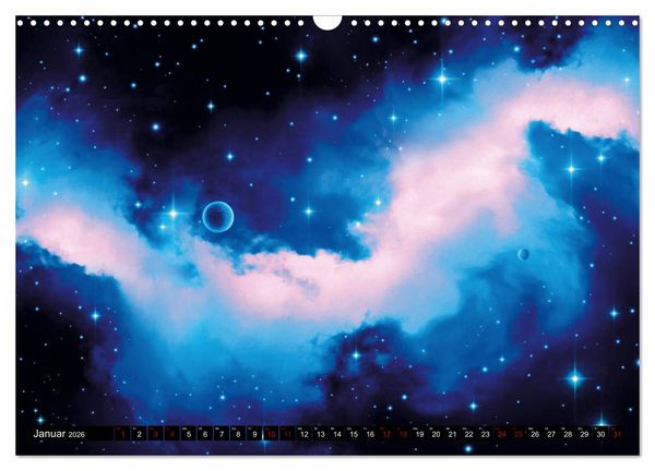 Produktbild: Sternenwelten (Wandkalender 2026 DIN A3 quer), CALVENDO Monatskalender