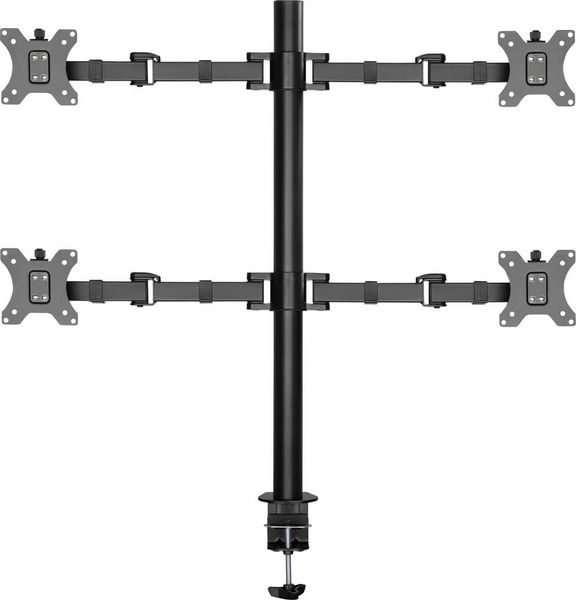Produktbild: SpeaKa Professional SP-MM-540 Monitorhalterung 4 Display(s) 43,2 cm (17") - 81,3 cm (32") Schwarz Drehbar, H&ouml;henverstellbar, Neigbar, Schwenkbar