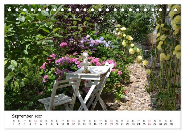 Produktbild: Mein Garten Eine Leidenschaft (Tischkalender 2027 DIN A5 quer), CALVENDO Monatskalender