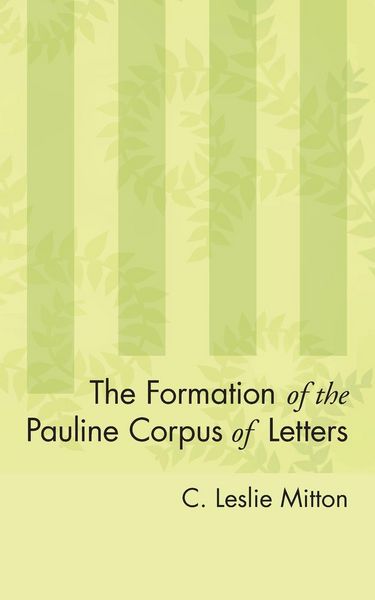 Produktbild: The Formation of the Pauline Corpus of Letters