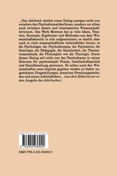 Produktbild: Jahrbuch f&uuml;r Psychodrama psychosoziale Praxis & Gesellschaftspolitik 1995