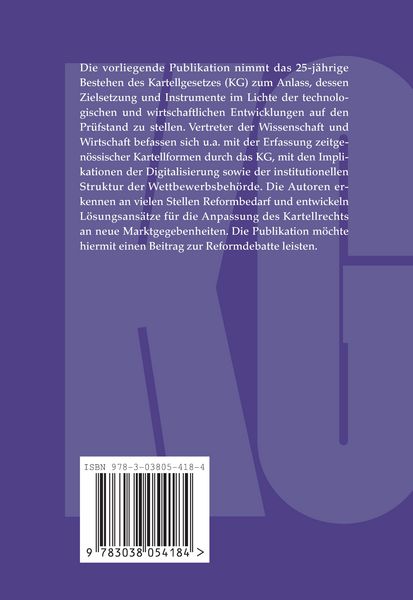 Produktbild: 25 Jahre Kartellgesetz &ndash; ein kritischer Ausblick